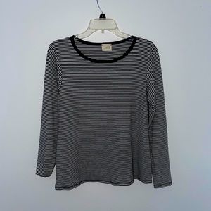 Striped long sleeve shirt